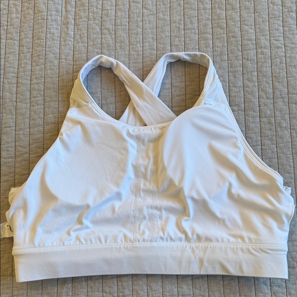 Fabletics White Sports Bra Size XL - Picture 6 of 9